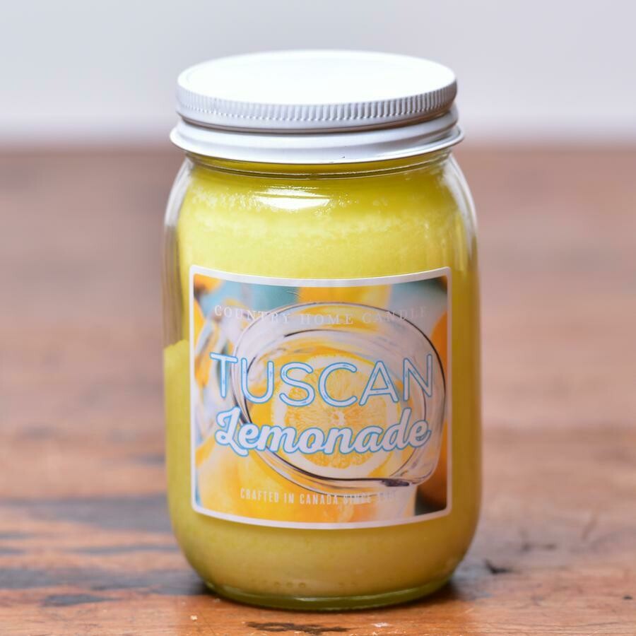 Tuscan Lemonade - Small Jar - Country Home Candle