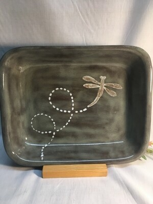 Baking Pan / Open Baker - Dragonfly - Canadian Handmade by Ed Lucier