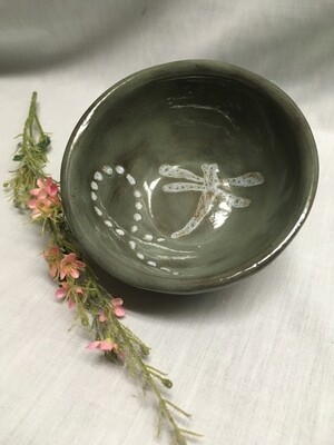 Small Bowl - Dragonfly - Canadian Handmade by Ed Lucier