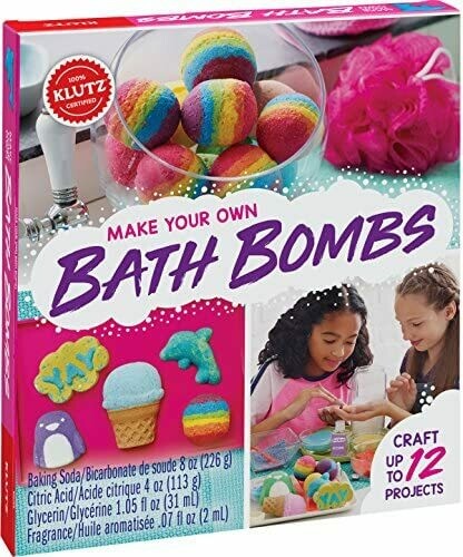 Klutz - Make your own Bath Bombs - Craft Book - Contains everything you need - Scholastic Books