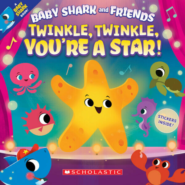 Twinkle, Twinkle, You're a Star Baby Shark - Doo doo - Paperback - with stickers