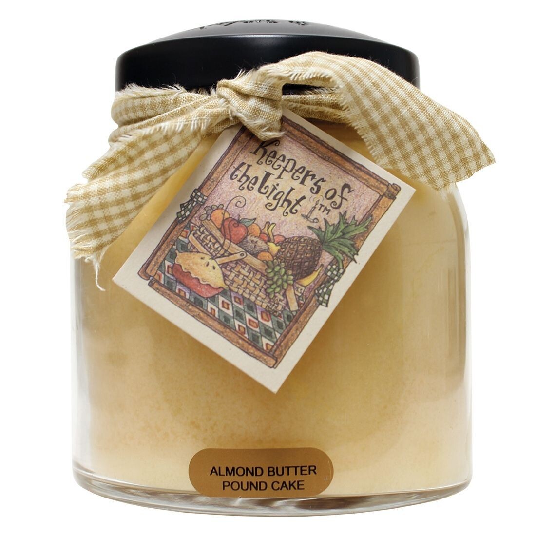 Almond Butter Pound Cake - Papa Jar - 34 oz - Double Wick - Keepers of the Light Candle