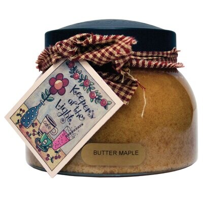 Butter Maple - Mama Jar - 22 oz - Double Wick - Keepers of the Light Candle