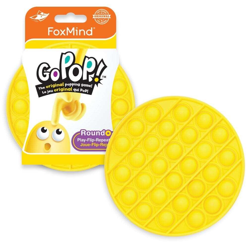 Go Pop! / Last One Lost - YELLOW - Original Fidget Popping Game for 2 or more players - Just POP IT!