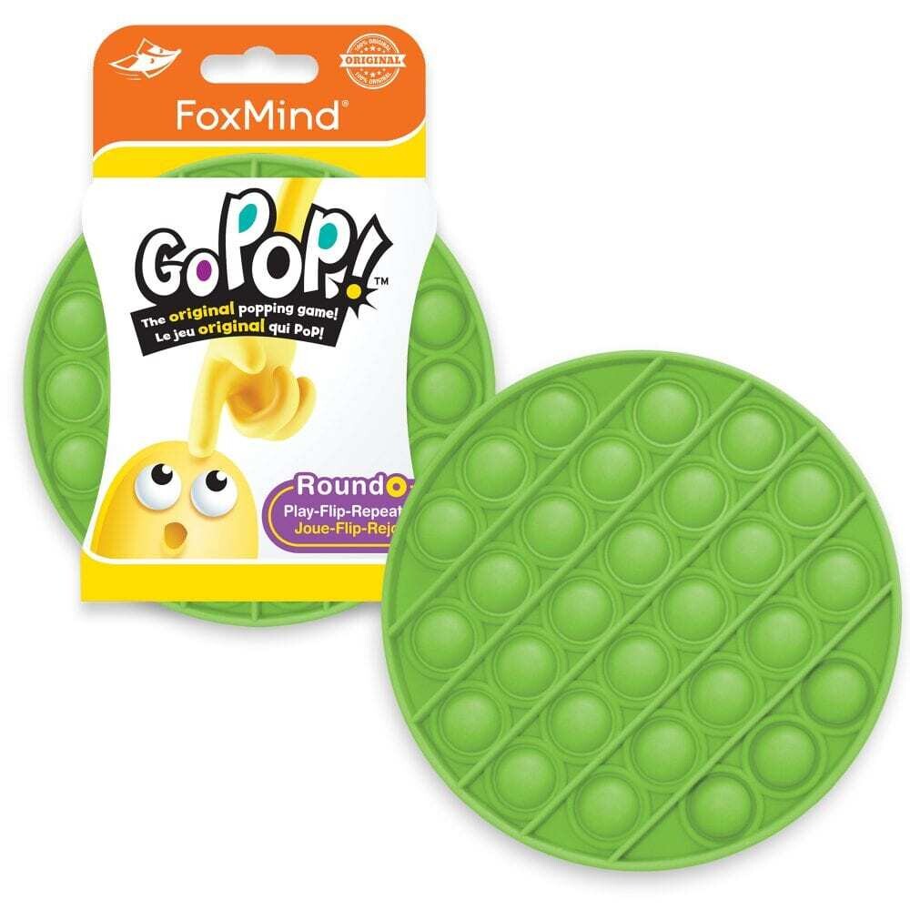 Go Pop! / Last One Lost - NEON GREEN - Original Fidget Popping Game for 2 or more players - Just POP IT!