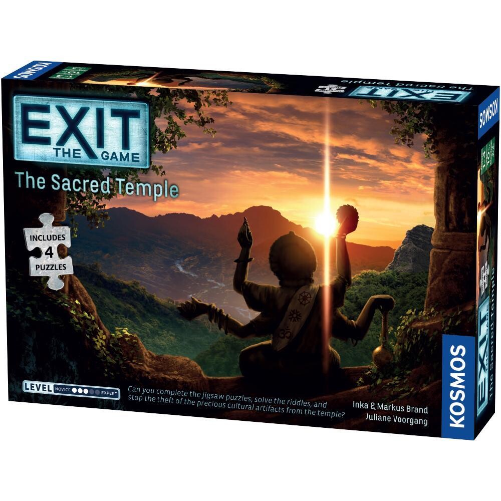 Exit - The Sacred Temple - Includes 4 Jigsaw Puzzles