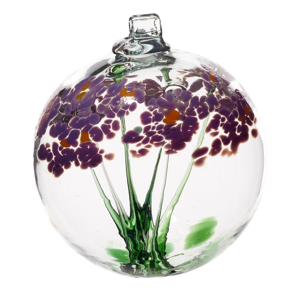 3" Blossom Friendship Ball - Best Wishes - Canadian Blown Glass