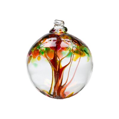 2" Tree of Enchantment Friendship Ball - Autumn - Canadian Blown Glass