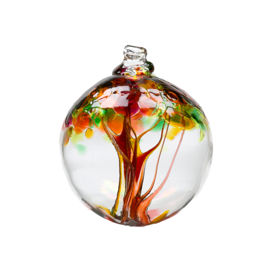 Tree of Enchantment 6" - Autumn - Friendship Ball - Canadian Blown Glass