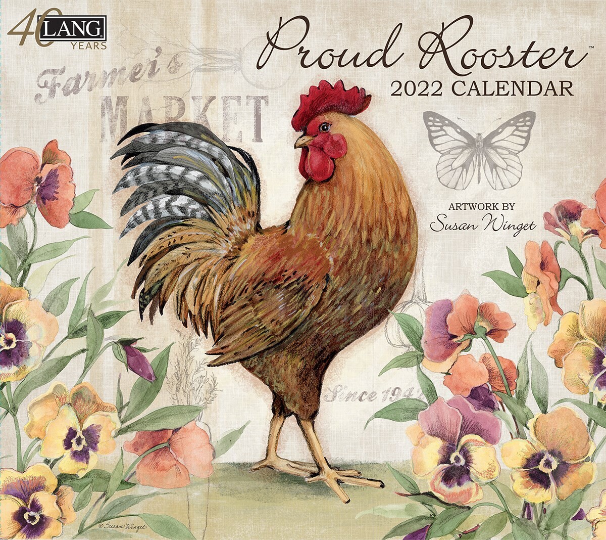 Lang Calendar - Proud Rooster - Susan Winget