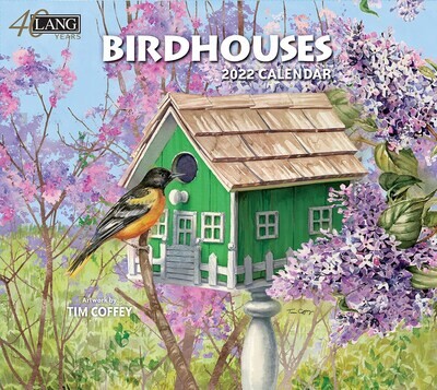 Lang Calendar - Birdhouses - Tim Coffey