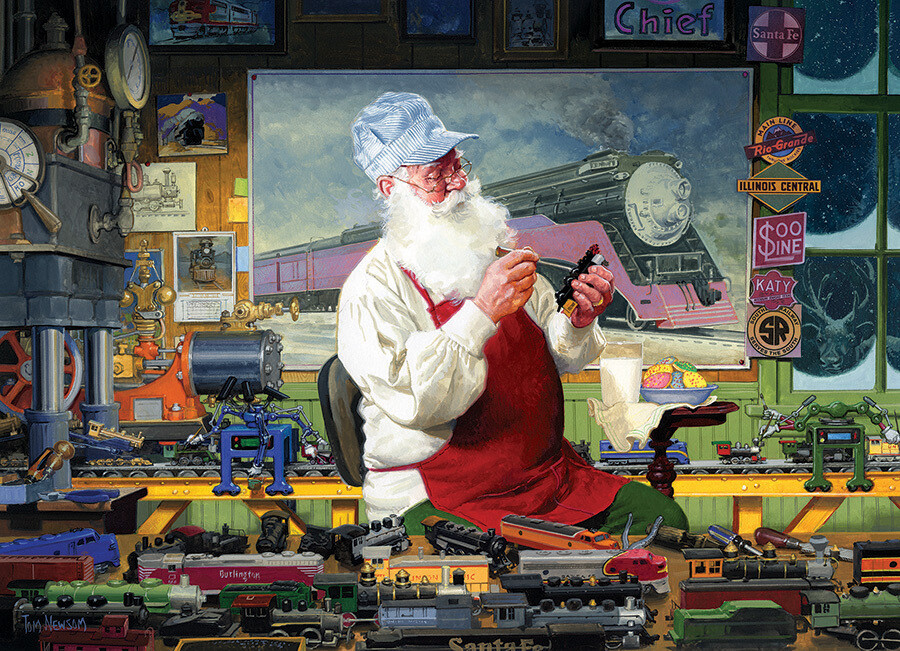 Santa's Hobby - 1000 Piece Cobble Hill Puzzle