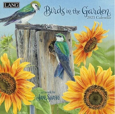 Lang Calendar - Birds in the Garden - Jane Shasky