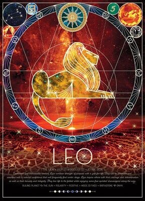 Horoscope - Leo - 500 Piece Cobble Hill Puzzle - Zodic Sign