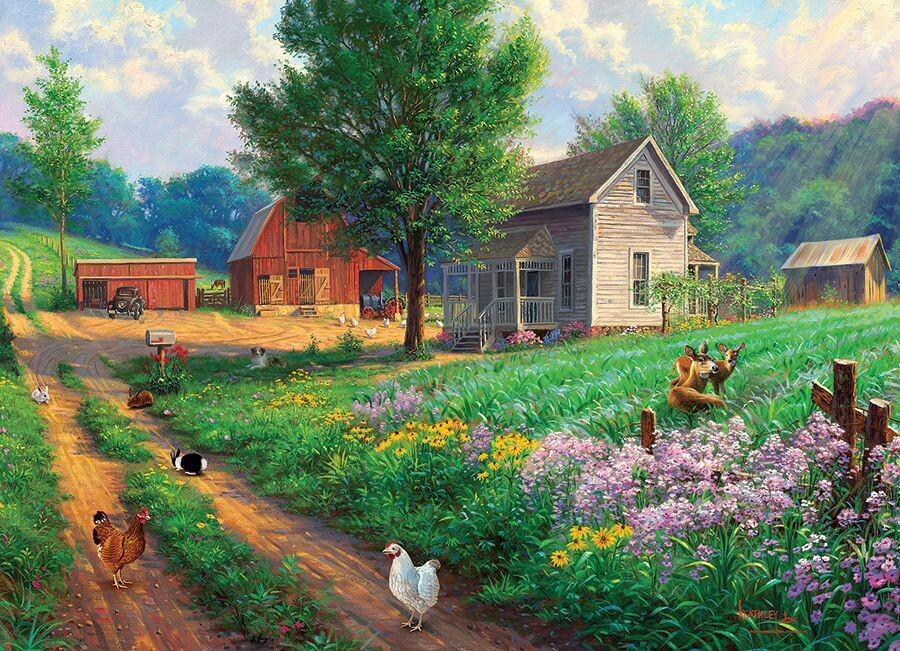 Farm Country - 1000 Piece Cobble Hill Puzzle