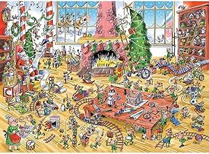 Elves At Work, Doodletown - 1000 piece Cobble Hill Puzzle