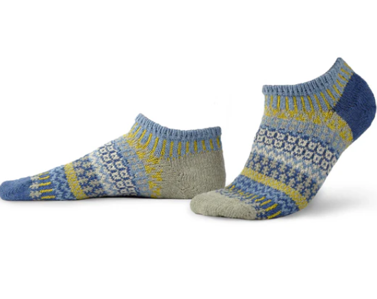 Chicory - Medium - Mismatched Ankle Socks - Solmate Socks