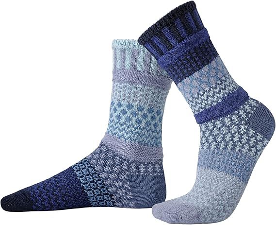 Horizon - Medium - Mismatched Crew Socks - Solmate Socks