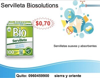 Servilletas Biosolution