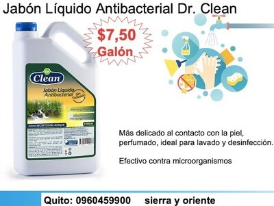 Jabón Líquido Antibacterial Dr. Clean