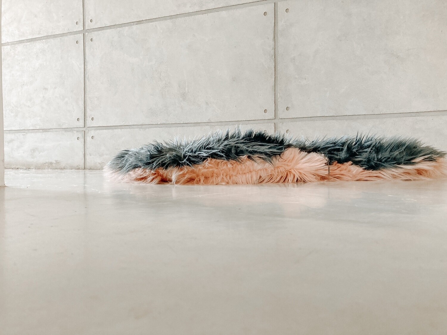 COVER ONLY Original Furrniture Multi Colour Bed - Charcoal &amp; Blush