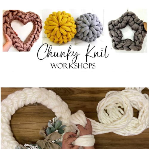 Workshop - Chunky Yarn Wreath