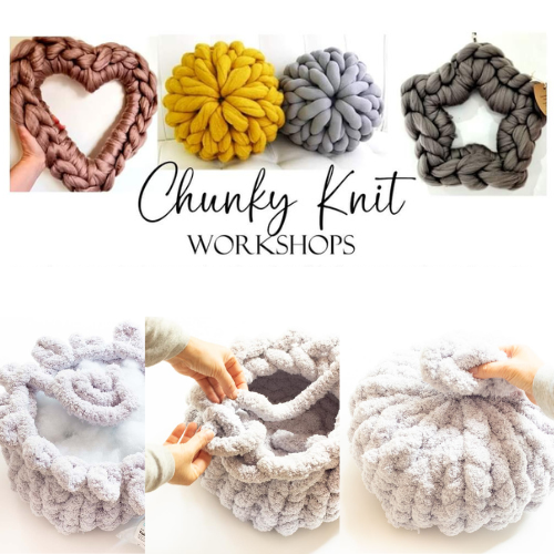 Workshop - Chunky Yarn Cushion