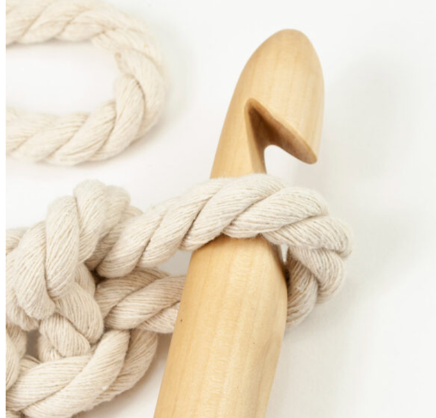 Jumbo Wooden Crochet Hook - 25mm