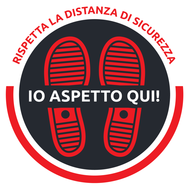 Adesivi calpestabili per code