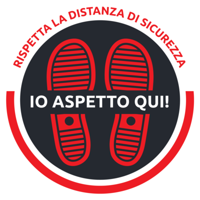 Adesivi calpestabili per code