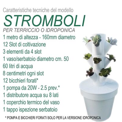 OFFERTA DELLA SETTIMANA! Torre Eoliana Modello  "Stromboli"  in - 24 rate da € 19,90, senza spese!