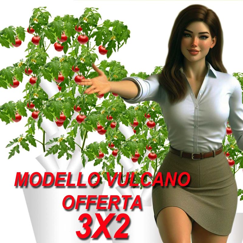 Vulcano 3X2 -  - 12 rate da € 93,33 per 3 Torri di misura Media!