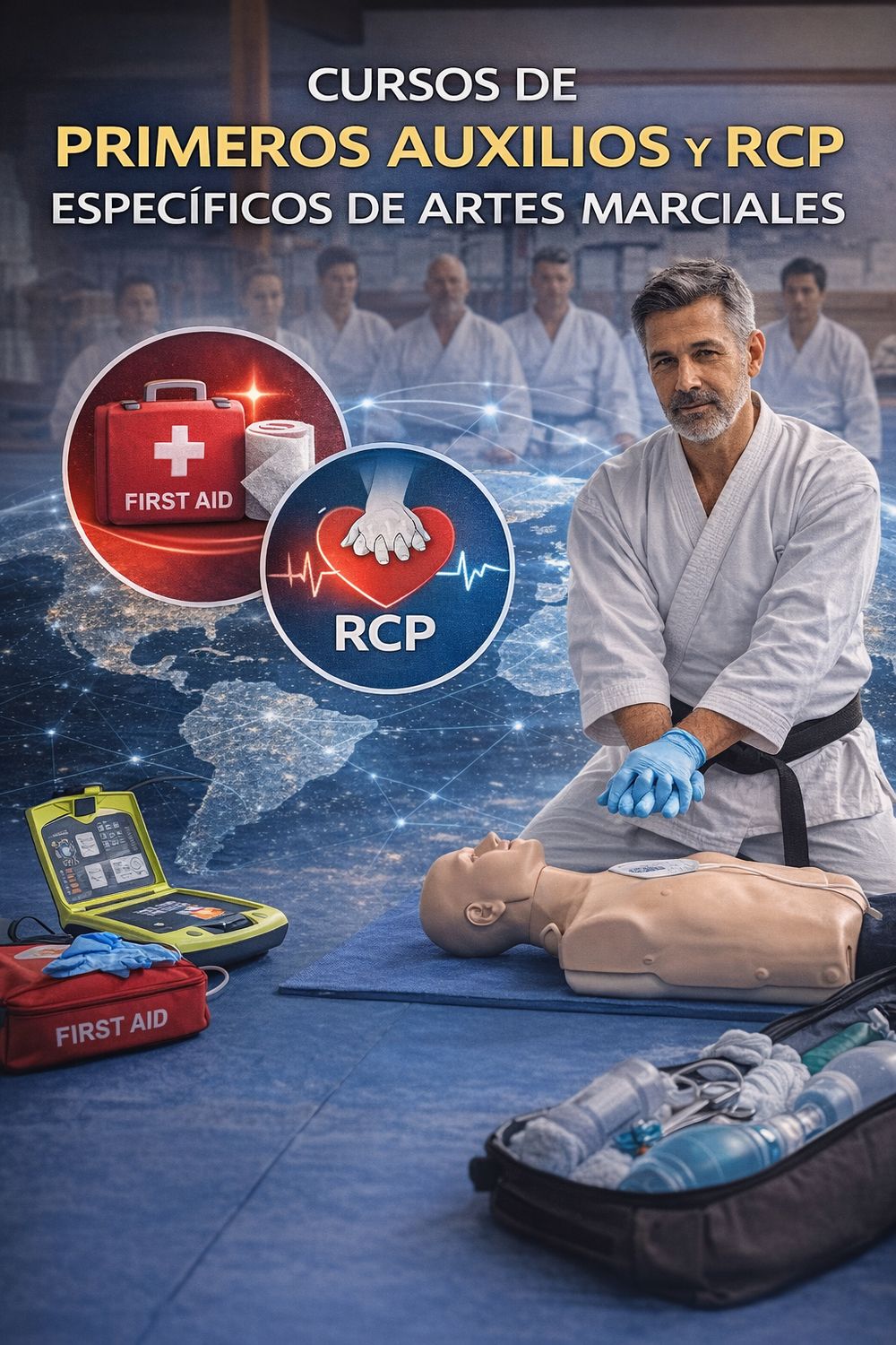 PRIMERO AUXILIOS Y RCP ARTES MARCIALES