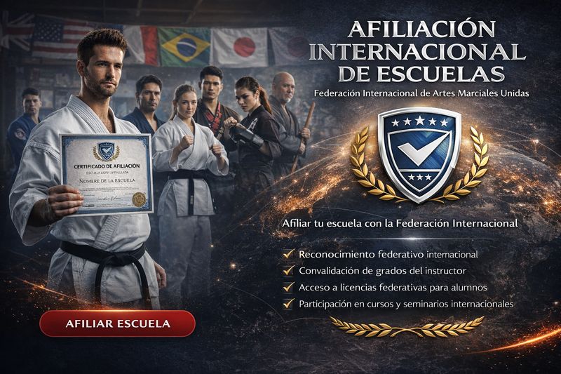 AFILIACIÓN DE CLUB, DOJO O ESCUELA DE ARTES MARCIALES
