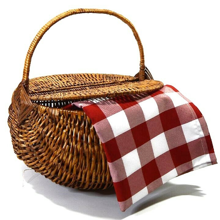 Canasta redonda picnic arbusto chipalo