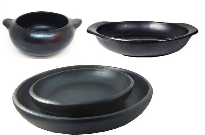 Vajilla 4P (16 piezas ) Chamba charol