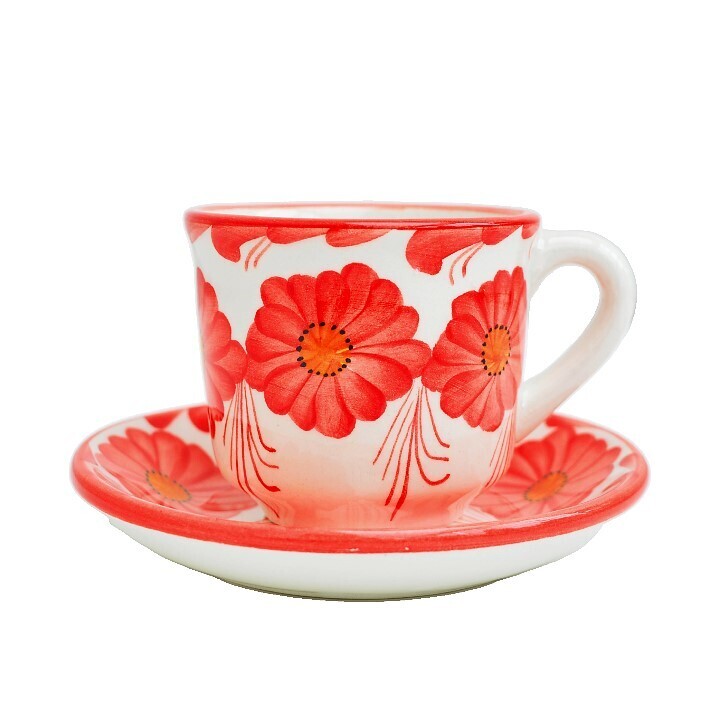 Juego de café tinto Mayoral   Cerámica Carmen de Viboral