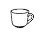Juego de café tinto Flor grande -  Cerámica Carmen de Viboral