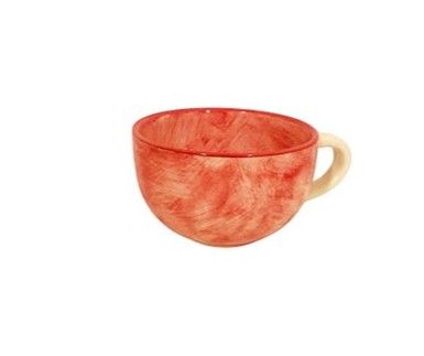 Juego taza cerámica y café