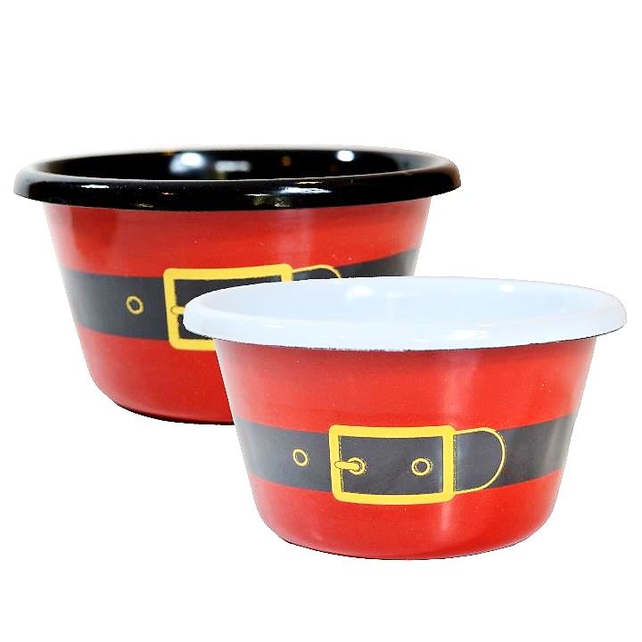 Juego tazas peltre Navidad