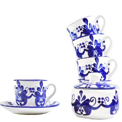 Juego de café tinto Liz-  Cerámica Carmen de Viboral