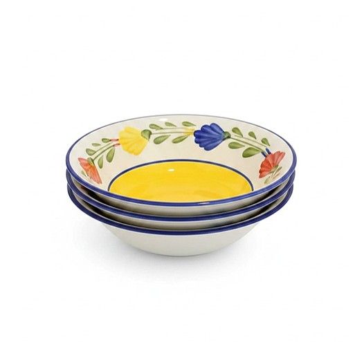 Plato hondo Verano con rojo - Carmen de Viboral