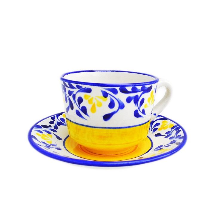 Juego de café tinto Violeta -  Cerámica Carmen de Viboral