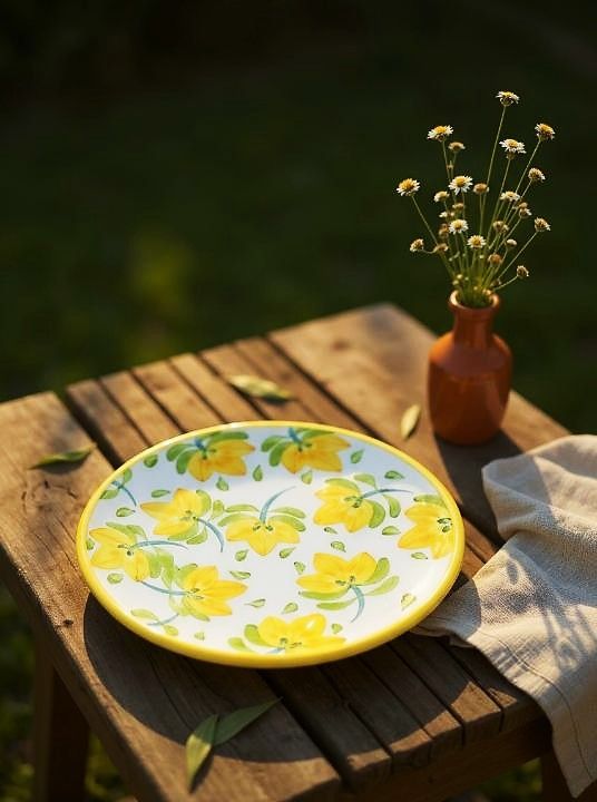 Bandeja redonda Flor Grande - Carmen de Viboral