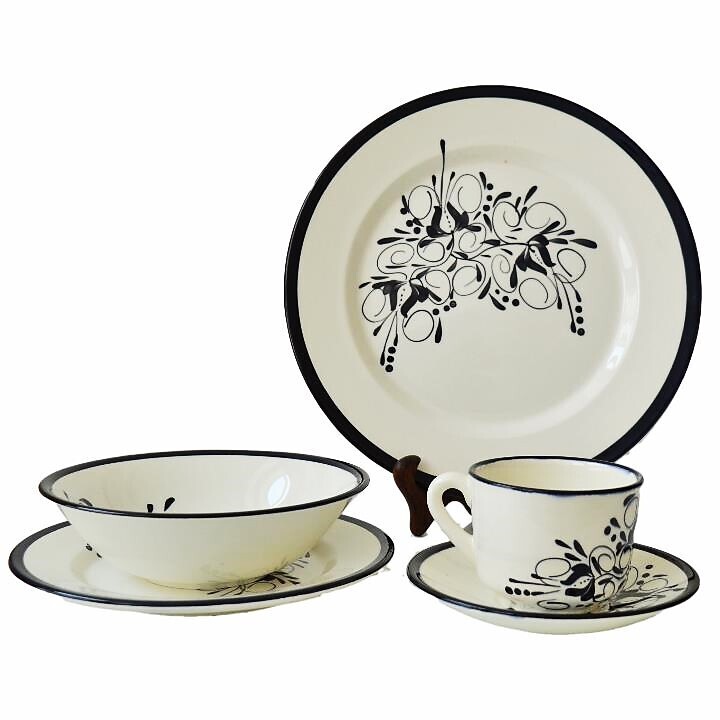 Vajilla 4P Señorial (20 piezas) - Cerámica Carmen de Viboral