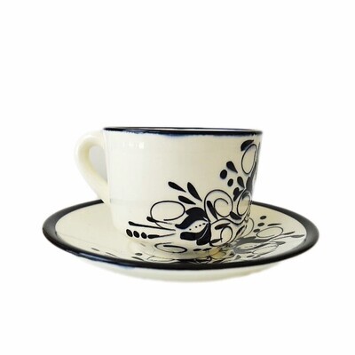 Pocillo y plato Señorial - Carmen de Viboral