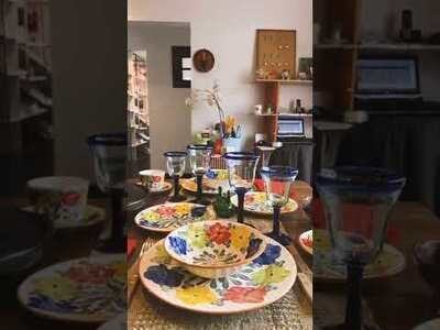 Pocillo y plato Viboral - Carmen de Viboral