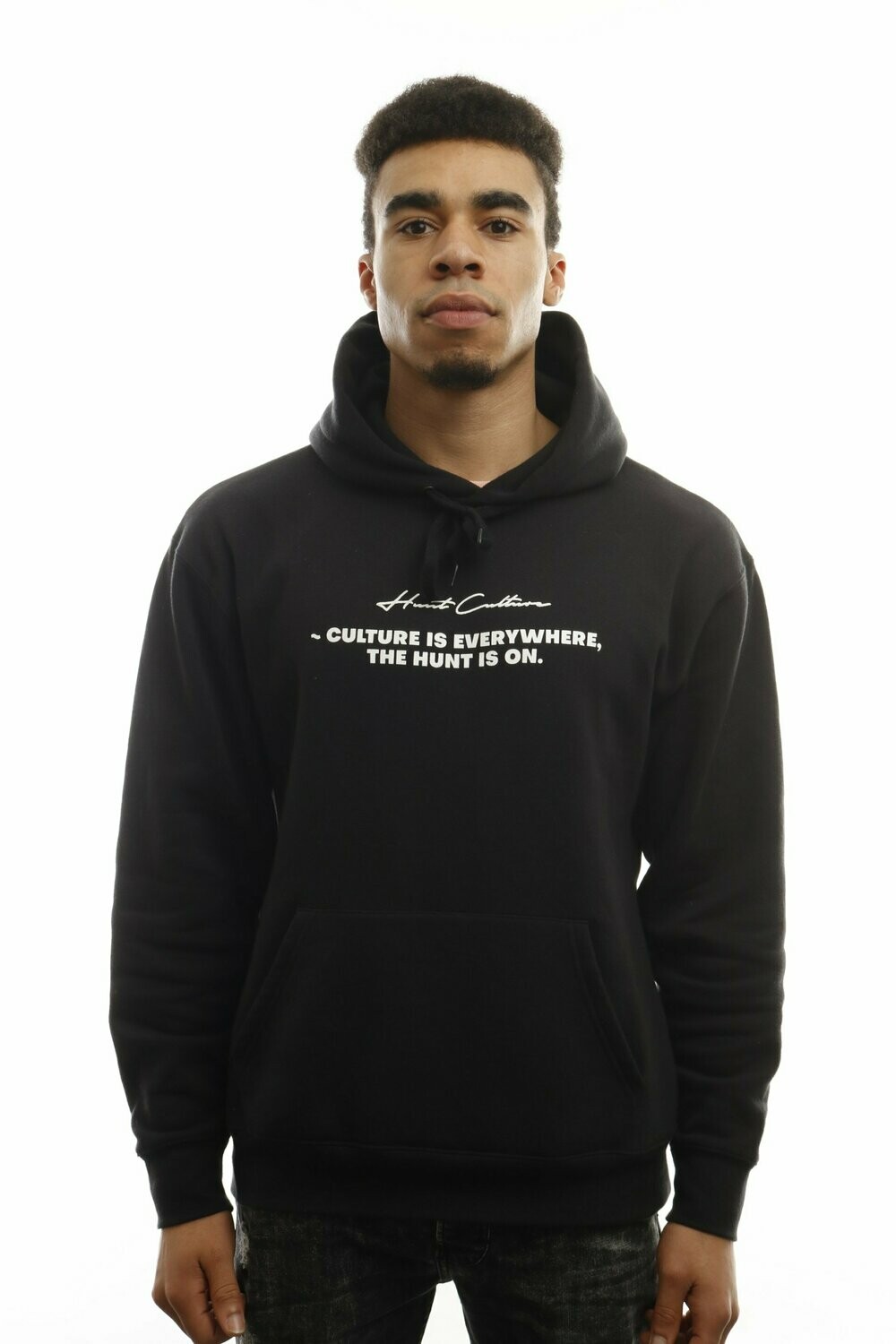 Culture Hunter Hoodie - BLACK/WHITE