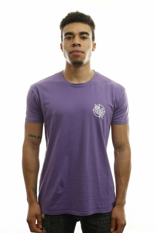 simple logo tee LIGHT PURPLE/WHITE
