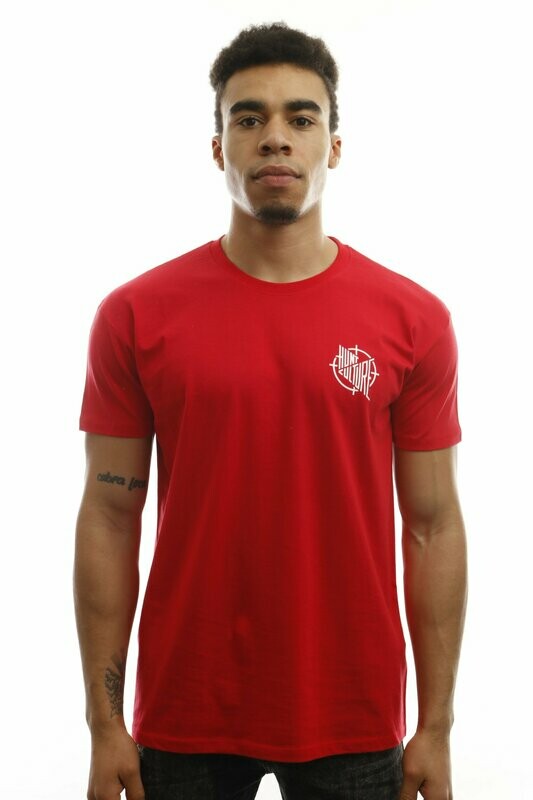 simple logo tee SCARLET(RED)/WHITE